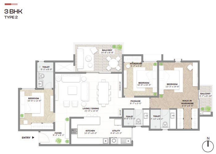 Assetz Sora and Saki 3 BHK