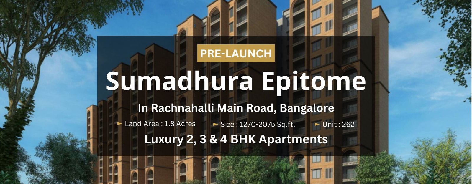 Sumadhura Epitome Banner